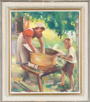 Eeli Jaatinen, Mor byker.