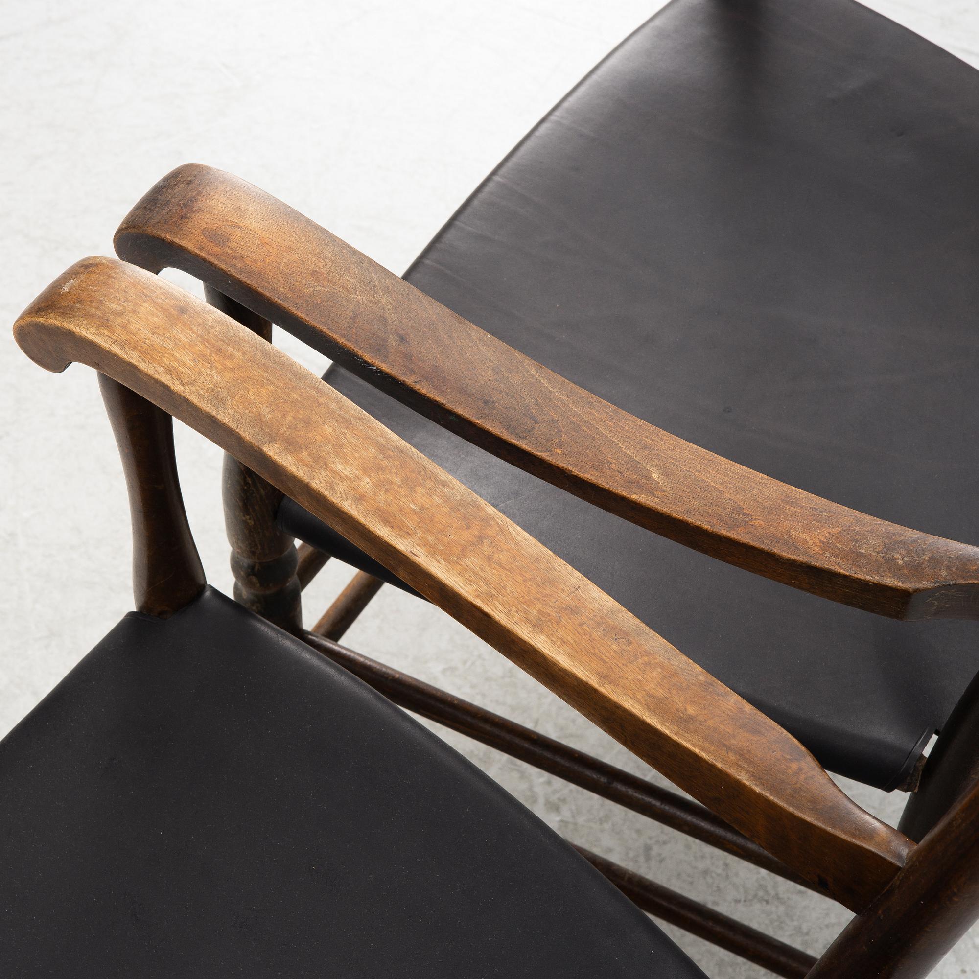 Gunnar Asplund, Armchairs, a pair, Gemla, designed for the Stockholm Exhibition 1930.