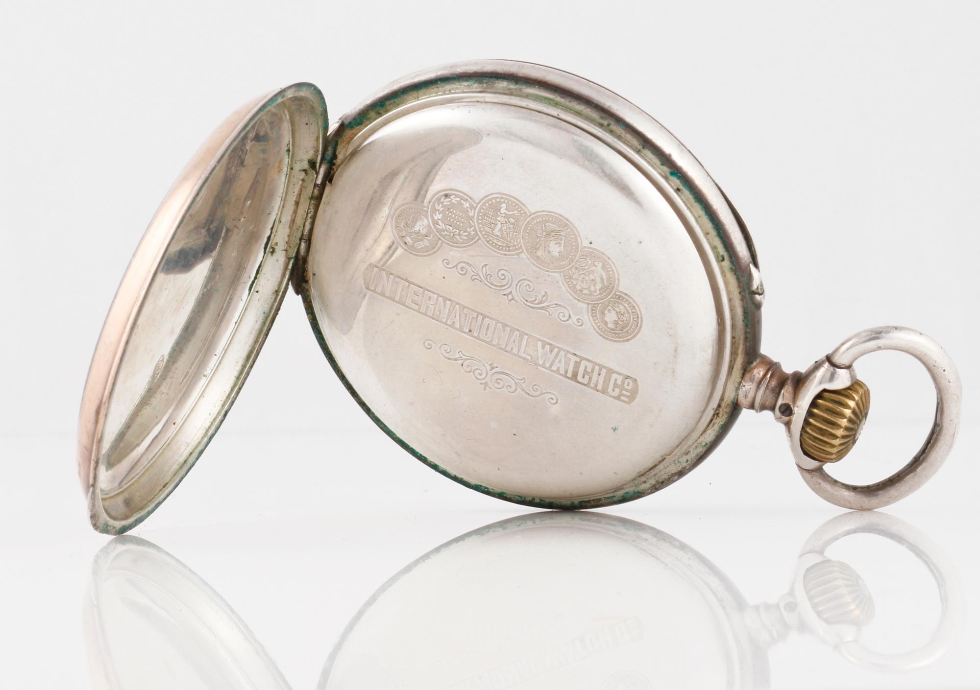 FICKUR, delvis silver, International Watch Company, 1900-talets första hälft.