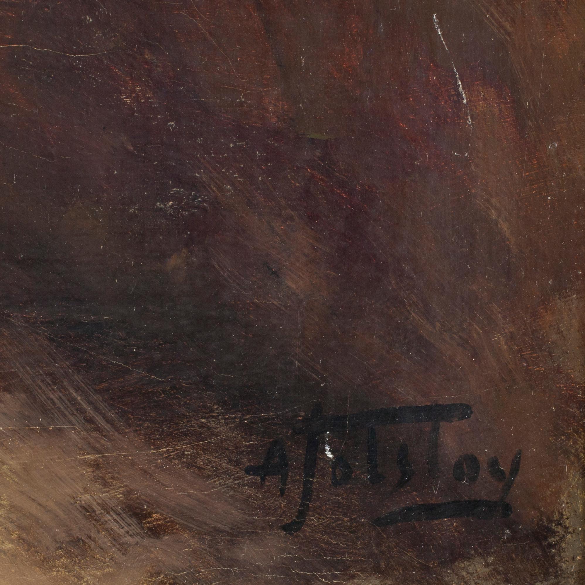 ALEXANDER TOLSTOY, olja på duk, sign.
