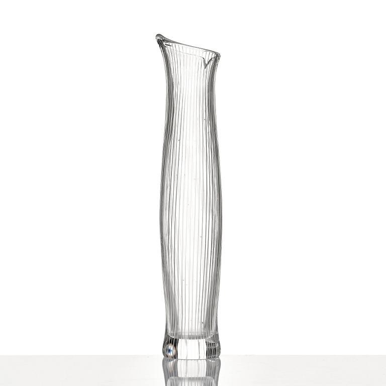 Tapio Wirkkala, a 'Tuonelas flod' glass vase, Iittala, Finland, model 3522.