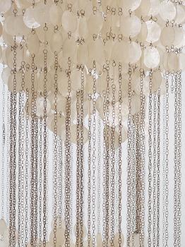 A Verner Panton shell chandelier 'Fun 3 DM', Denmark 1960's.