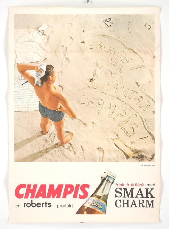 PARTI REKLAMAFFISCHER, 6 st, 1940-1990-tal.