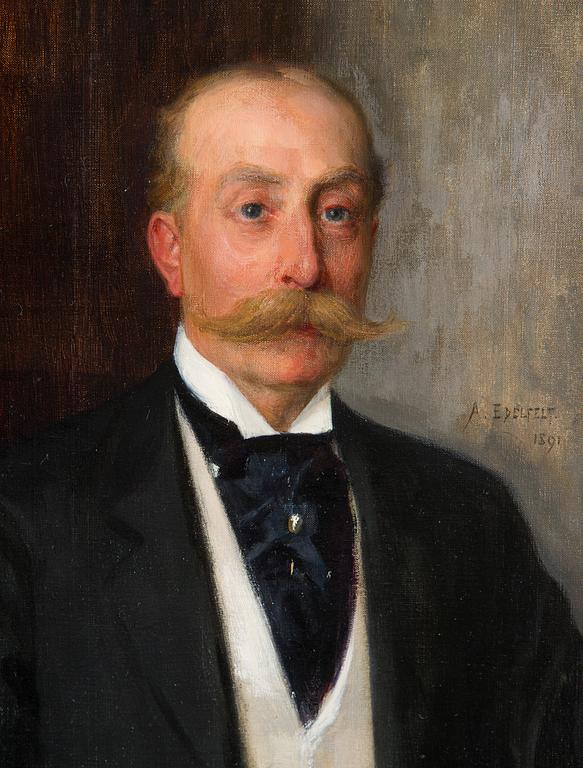 Albert Edelfelt, Porträtt av Markis Emile de Chambure.