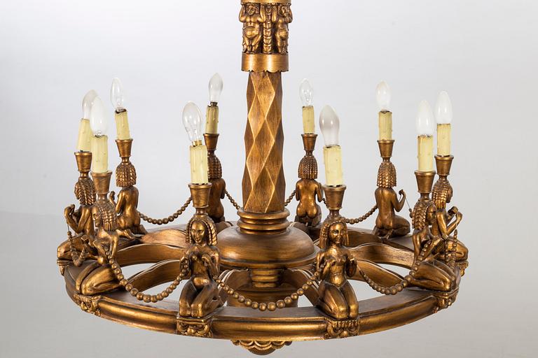 TAKLAMPA, 1900-talets mitt.