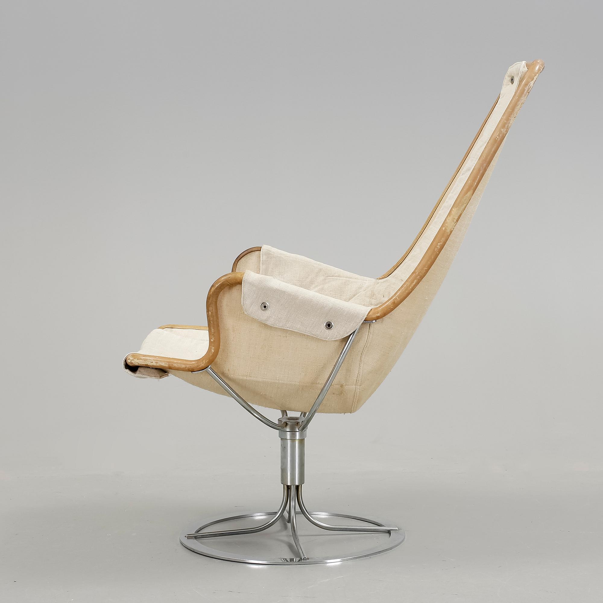 FÅTÖLJ, "Jetson", Bruno Mathsson, 1900-talets andra hälft.