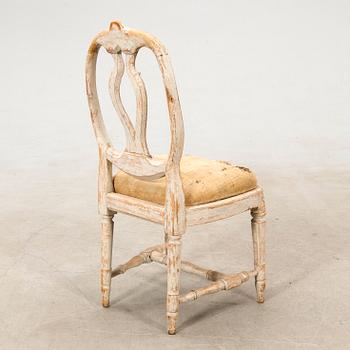 Gustavian chair, Stockholm work, late 18th century.