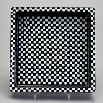 ASKFAT, stengods. "Domino", Stig Lindberg, Gustavsberg, 1900-talets mitt.