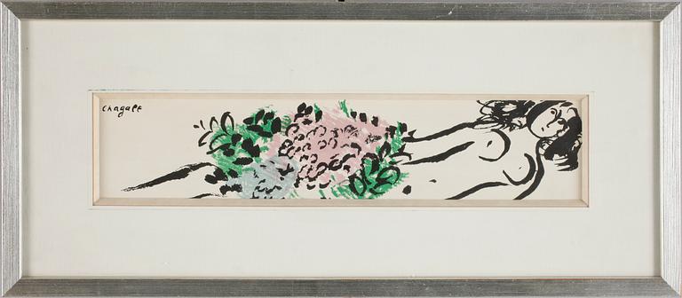 MARC CHAGALL, efter, litografi, sign i trycket.