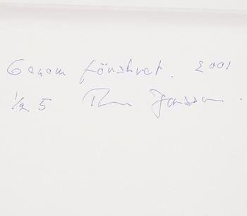 RUNE JANSSON, färgfotografi, sign a tergo.