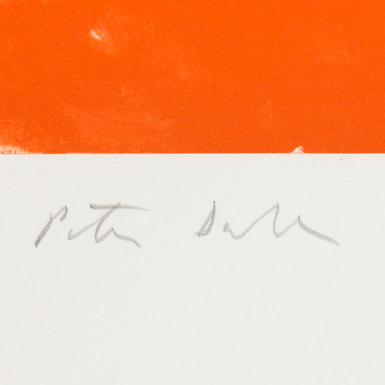 PETER DAHL, litograph in colors, signed.