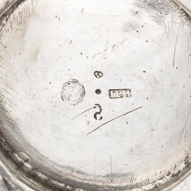 JP Kraak, bägare, silver, Falkenberg 1776.