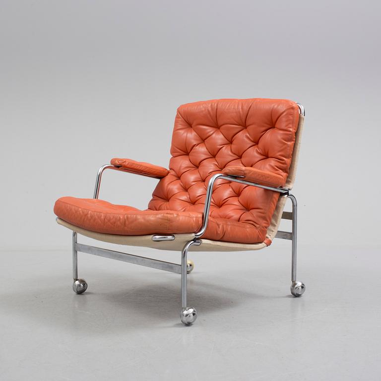 A 'Karin' easy chair by Bruno Mathsson for Dux.