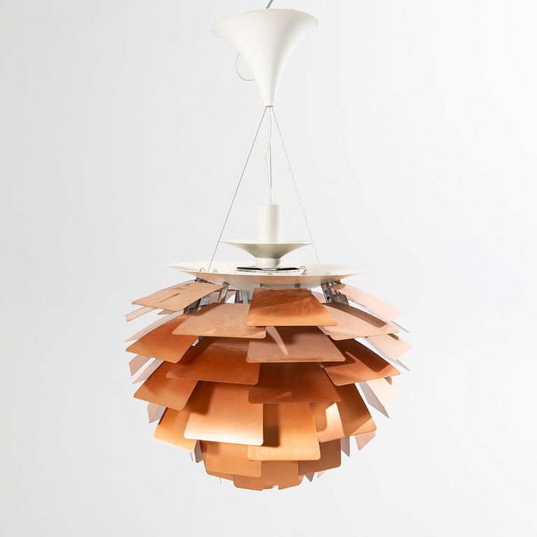 Poul Henningsen, taklampa "PH-Kotte / PH Artichoke", för Louis Poulsen, Danmark, formgiven 1958.