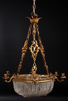 LJUSKRONA, nyrokoko, sent 1800-tal. H 80.