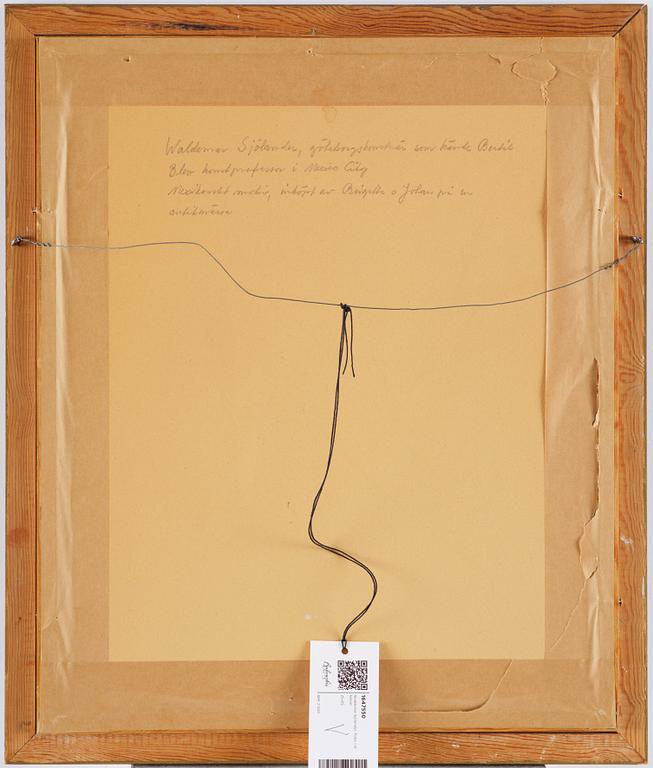 Waldemar Sjölander, Kvinna och hönor.