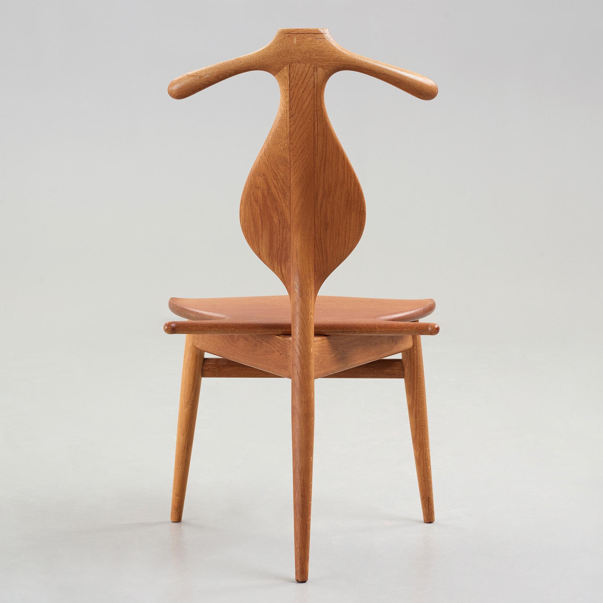 Hans J. Wegner, "Bachelor's chair/ "Jakkens Hvile", Johannes Hansen, Danmark ca 1959.