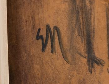 Elvi Maarni, sekatekniikka, signeerattu.