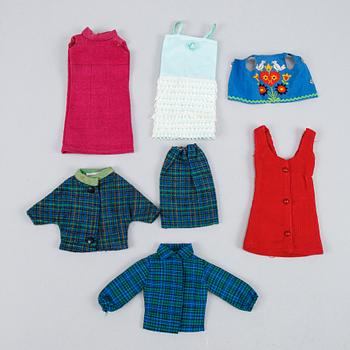 Barbiedockor, 4 st, Mattel, 1960-tal.