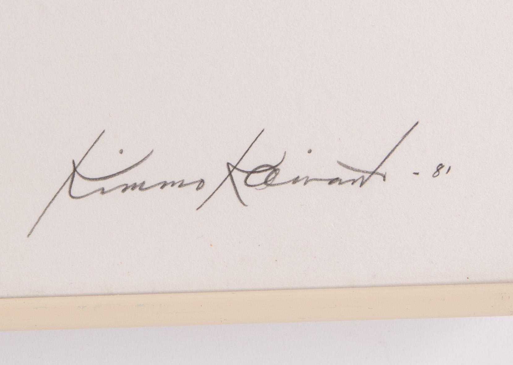 Kimmo Kaivanto,  silkscreen in colours, diptych, signed 50/50.