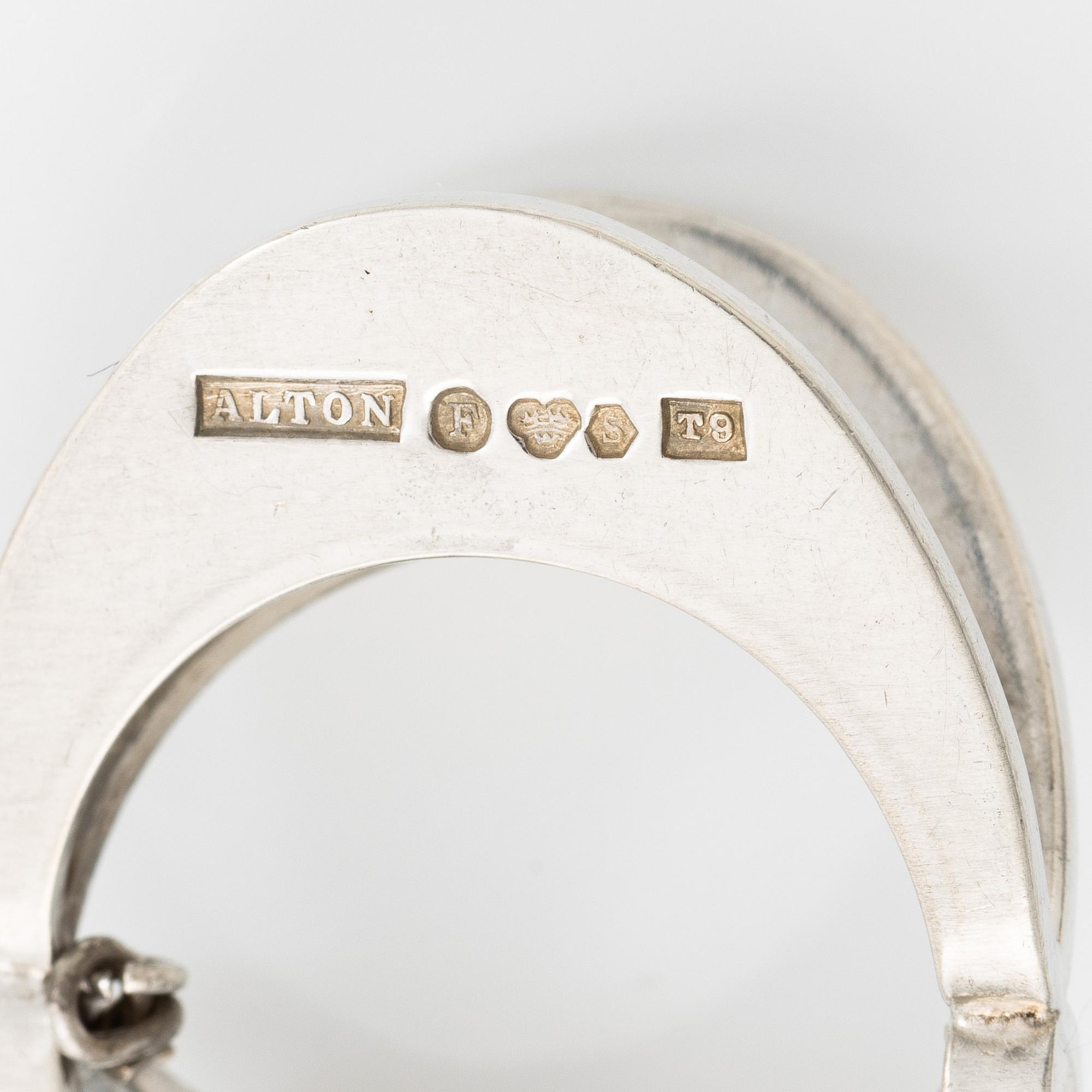 Kedja, Rey Urban med hänge, Thrersia Hvorslev för Alton, silver.