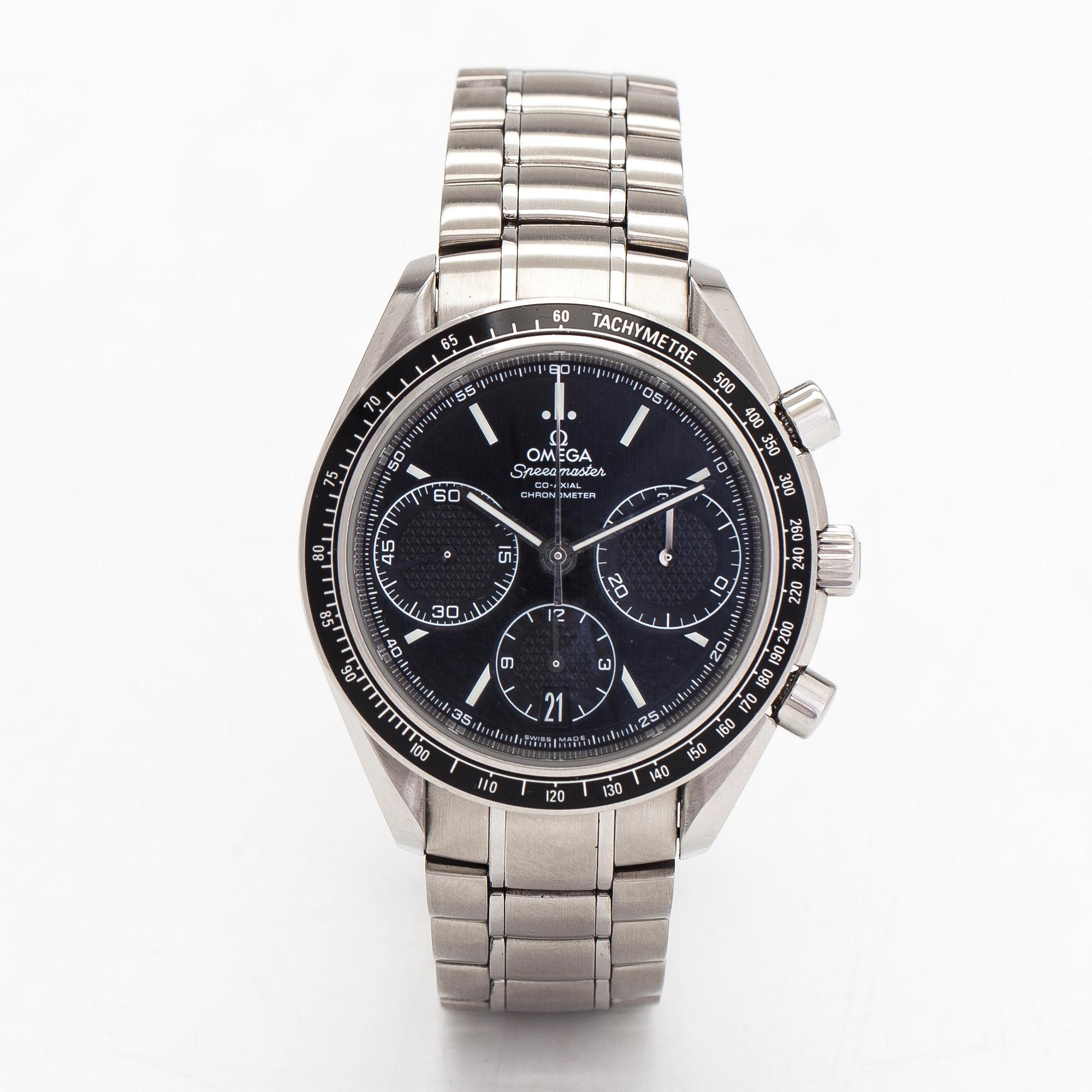 Omega, Speedmaster, Racing, kronograf, armbandsur, 40 mm.