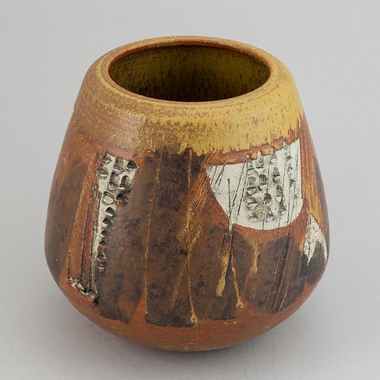 Lisa Larson, a large unique stoneware jar, Gustavsberg studio, Sweden 1950/60s.