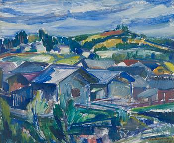 Tyko Sallinen, Village Landscape.