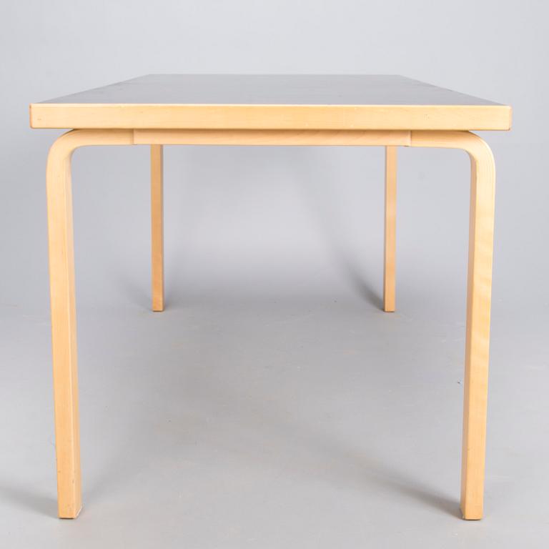 ALVAR AALTO, a late 20th century  '81A', table for Artek.
