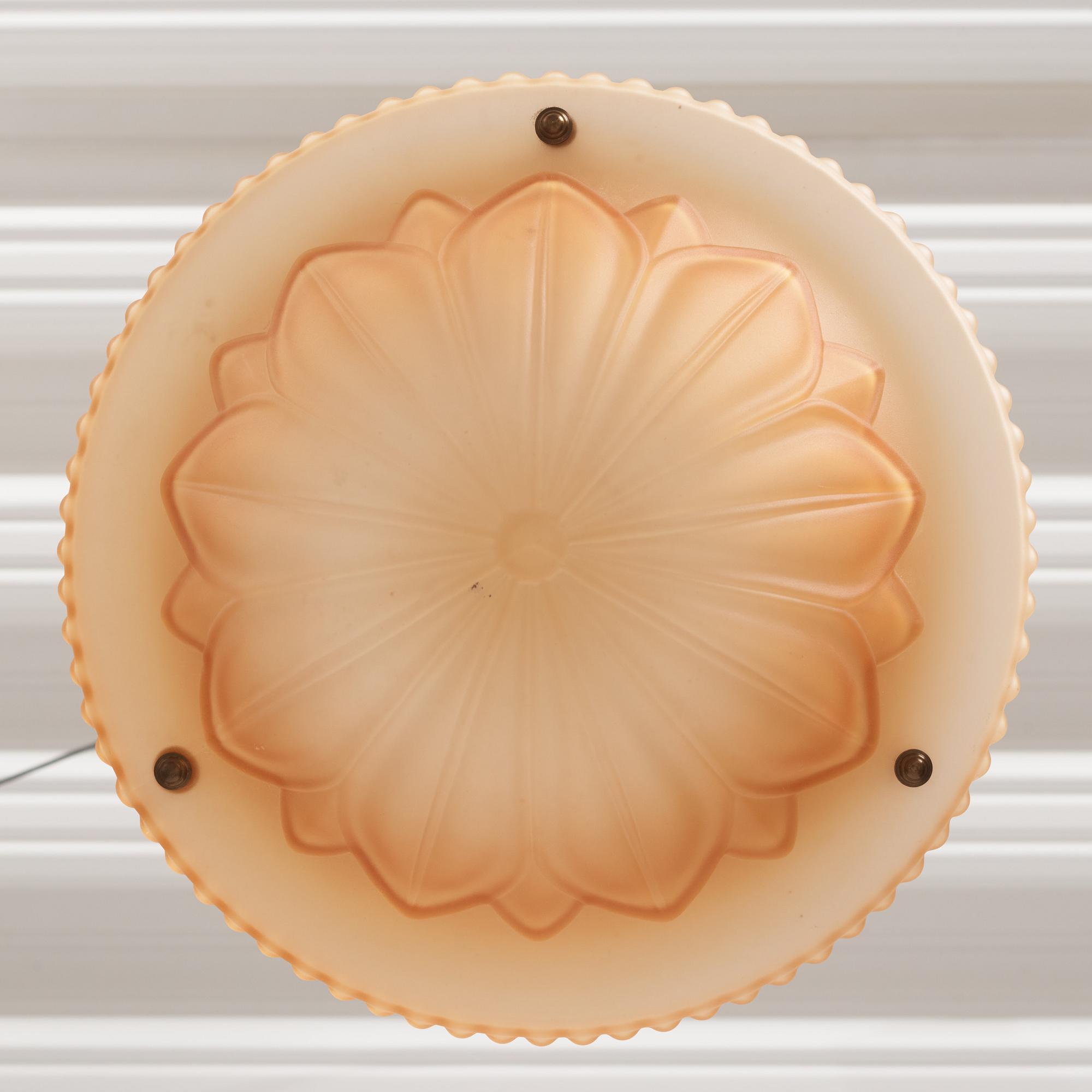 Harald Notini, a ceiling lamp model "10074", Arvid Böhlmarks Lampfabrik, 1920s.