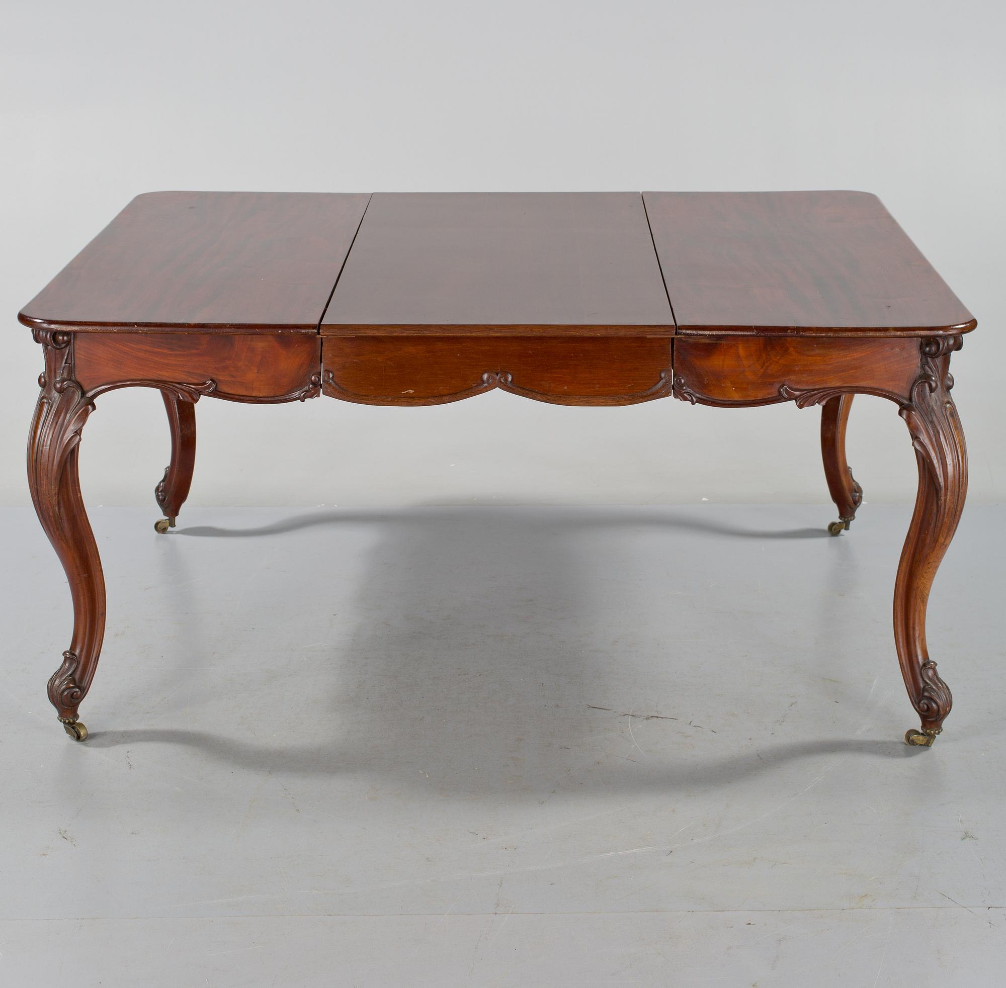 MATBORD, nyrokoko, 1800-talets andra hälft.