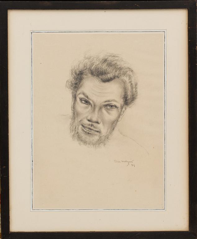 EINAR WALLQUIST,  drawing, signed and dated -49.
