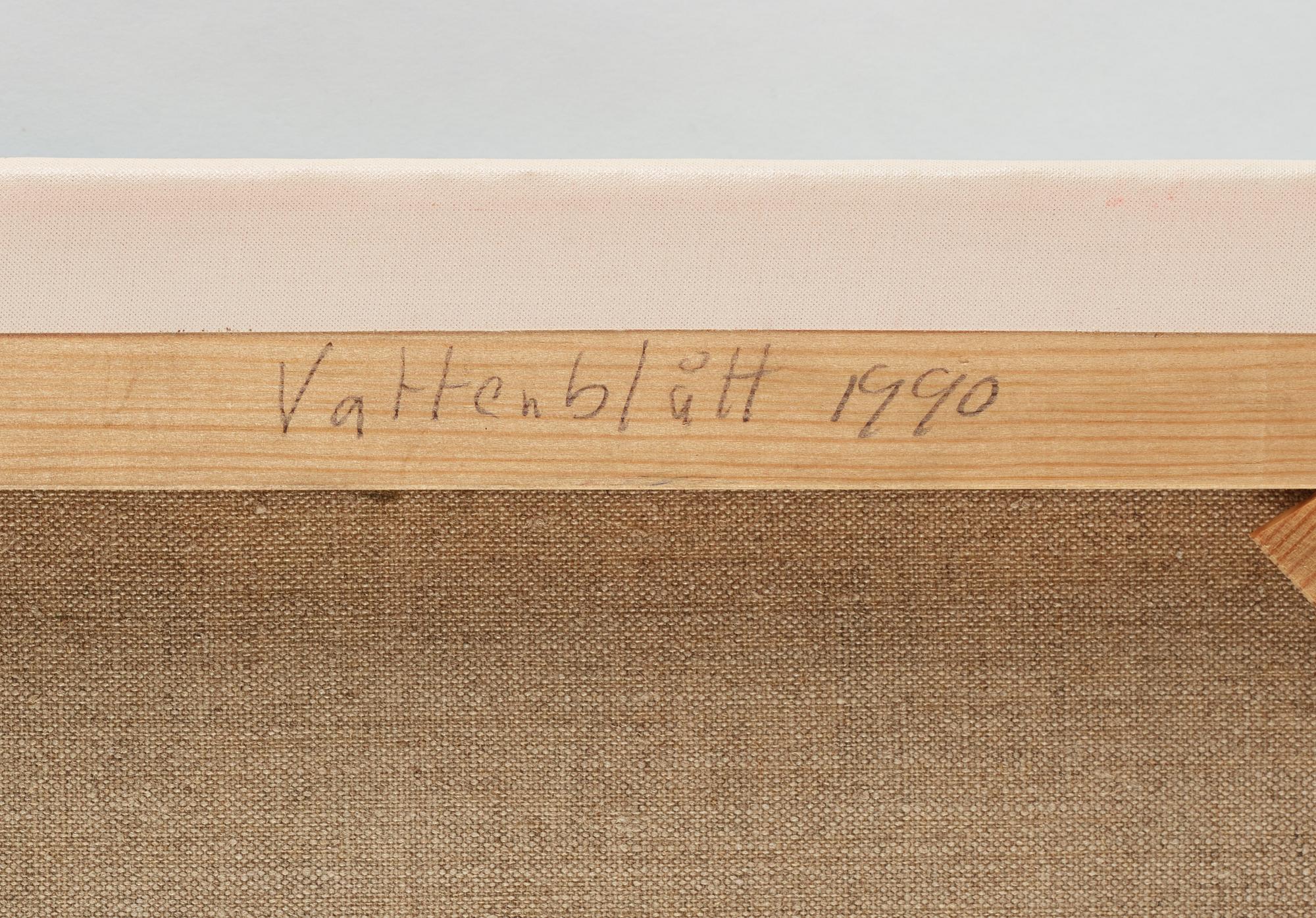 Rune Jansson, oil on canvas, signed and dated -90.