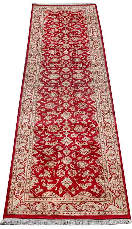A runner, Kashmir, ca 313 x 79 cm.