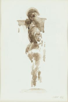 John-E Franzén, Stående modell.