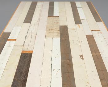 Piet Hein Eek, matbord, "Canteen Table in Scrapwood", Nederländerna, efter 2005.