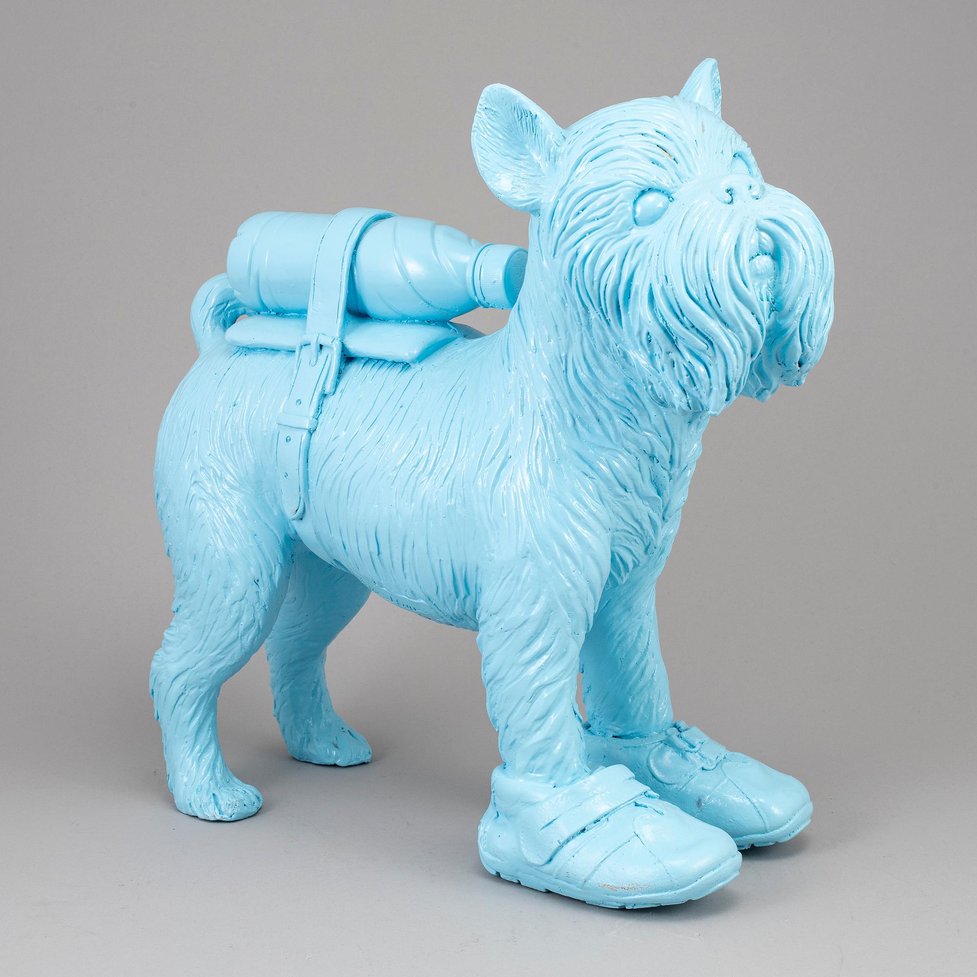 WILLIAM SWEETLOVE, "Cloned Griffon Bruxellois with pet bottle", signed and numbered 1/75.