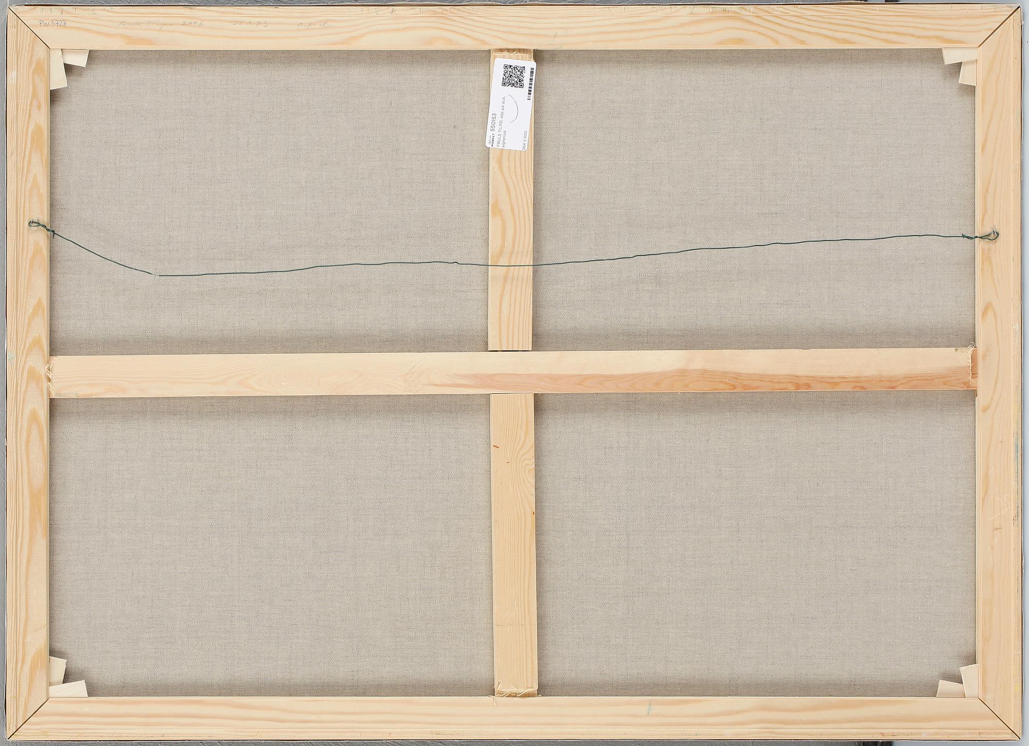 FRULS TILPO, olja på duk, signerad och daterad 2006.