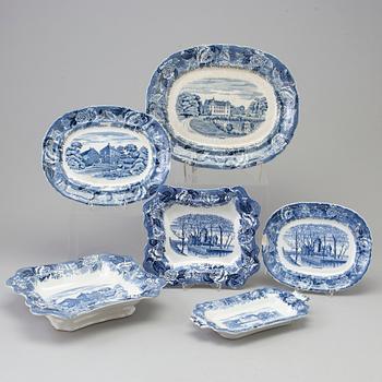 MATSERVIS, flintgods, 140 delar, "Skåne", Rörstrand, tillverkad mellan 1915-1930.
