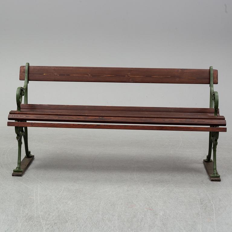 A garden sofa, first half of the 20th century.