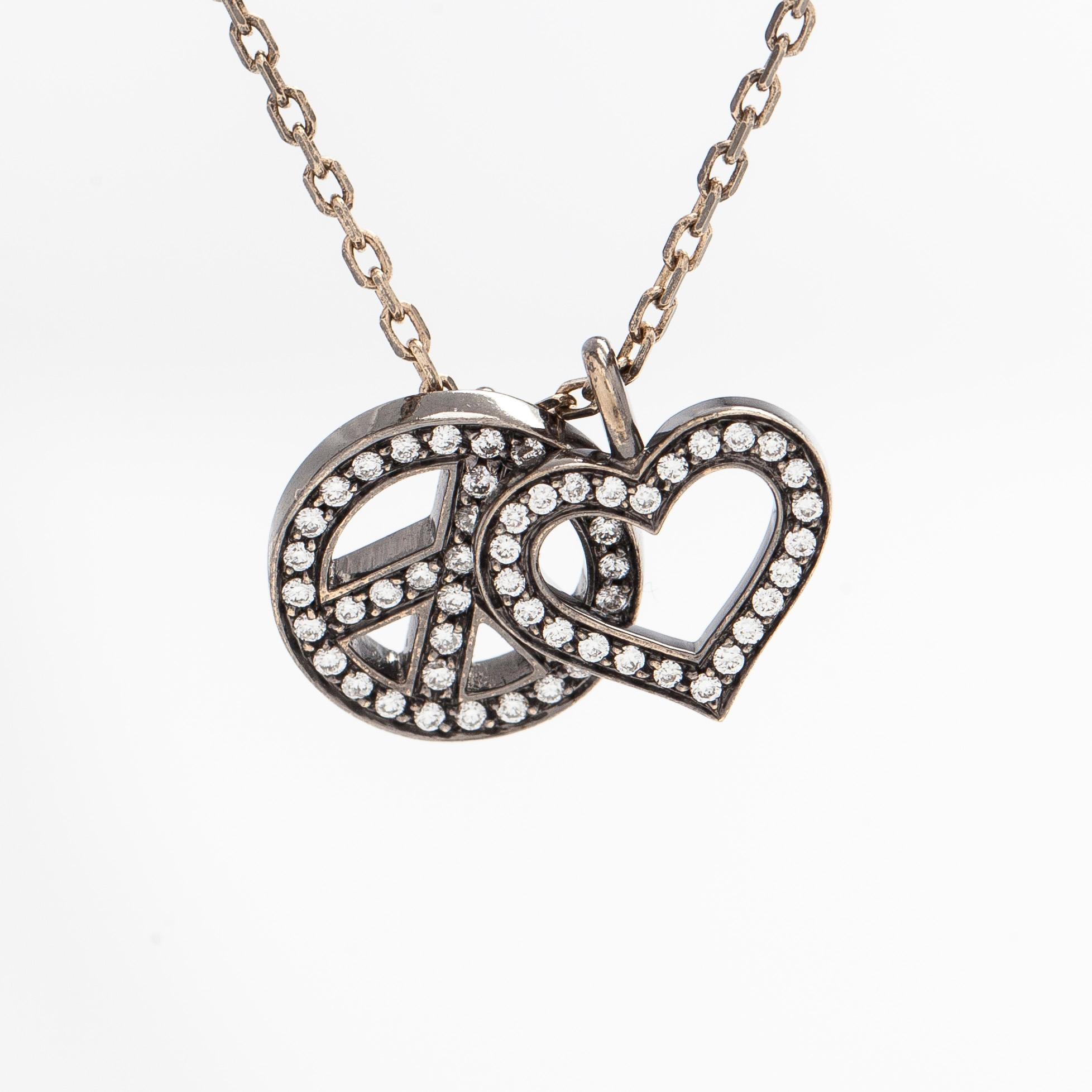 Halsband, 18K guld och diamanter.