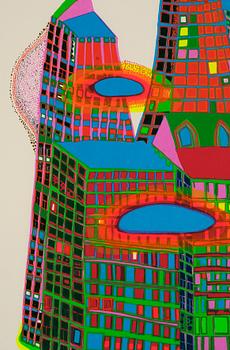 Friedensreich Hundertwasser, "Good Morning City - Bleeding Town".