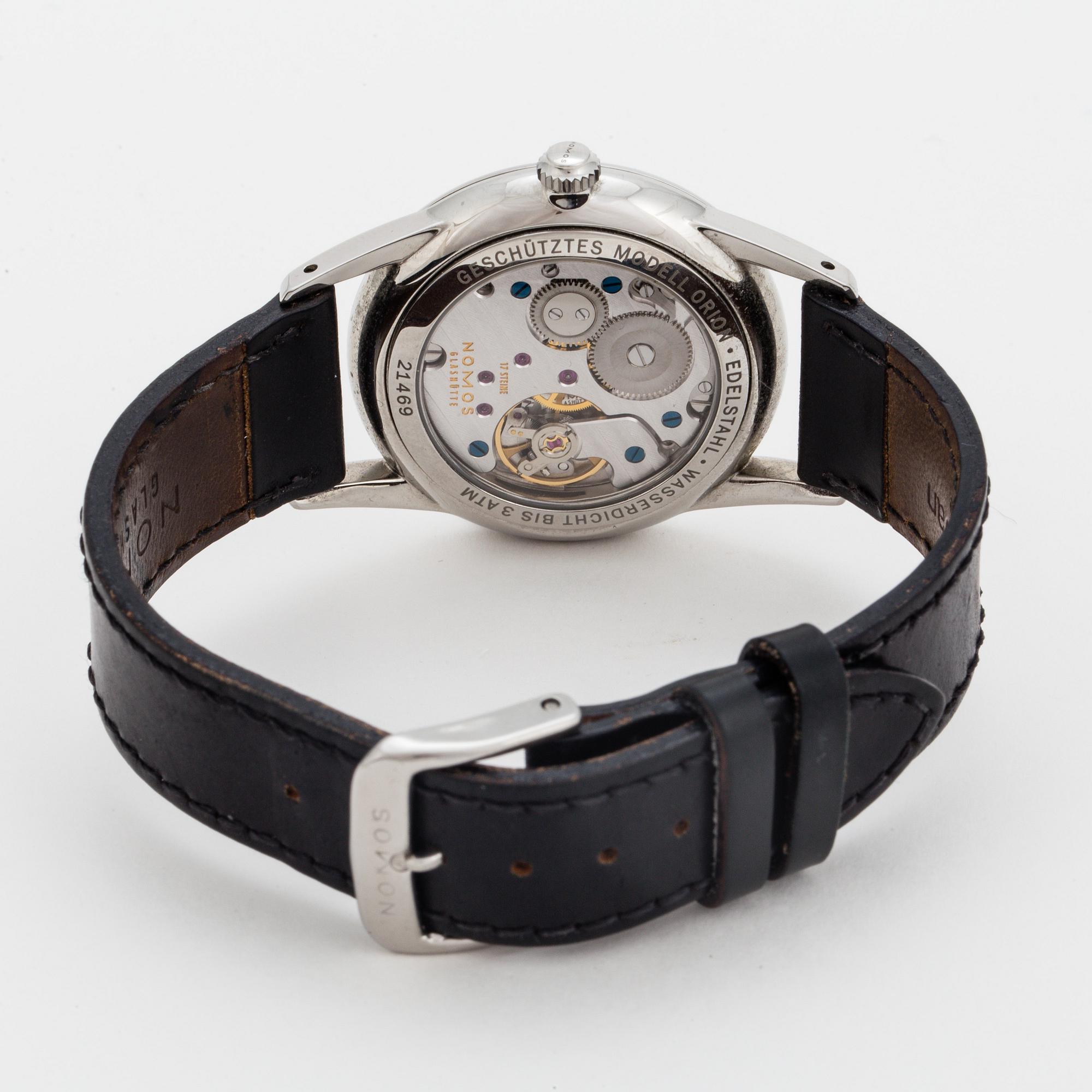 NOMOS, Glashütte, Orion, wristwatch, 35 mm,