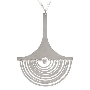 199. Tapio Wirkkala, PENDANT, sterling silver, "Kuunsirppi" N. Westerback 1973.