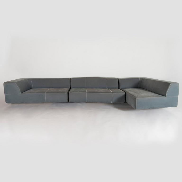 Patricia Urquiola, a three-module 'Bend' sofa for B&B Italia. 2010s.