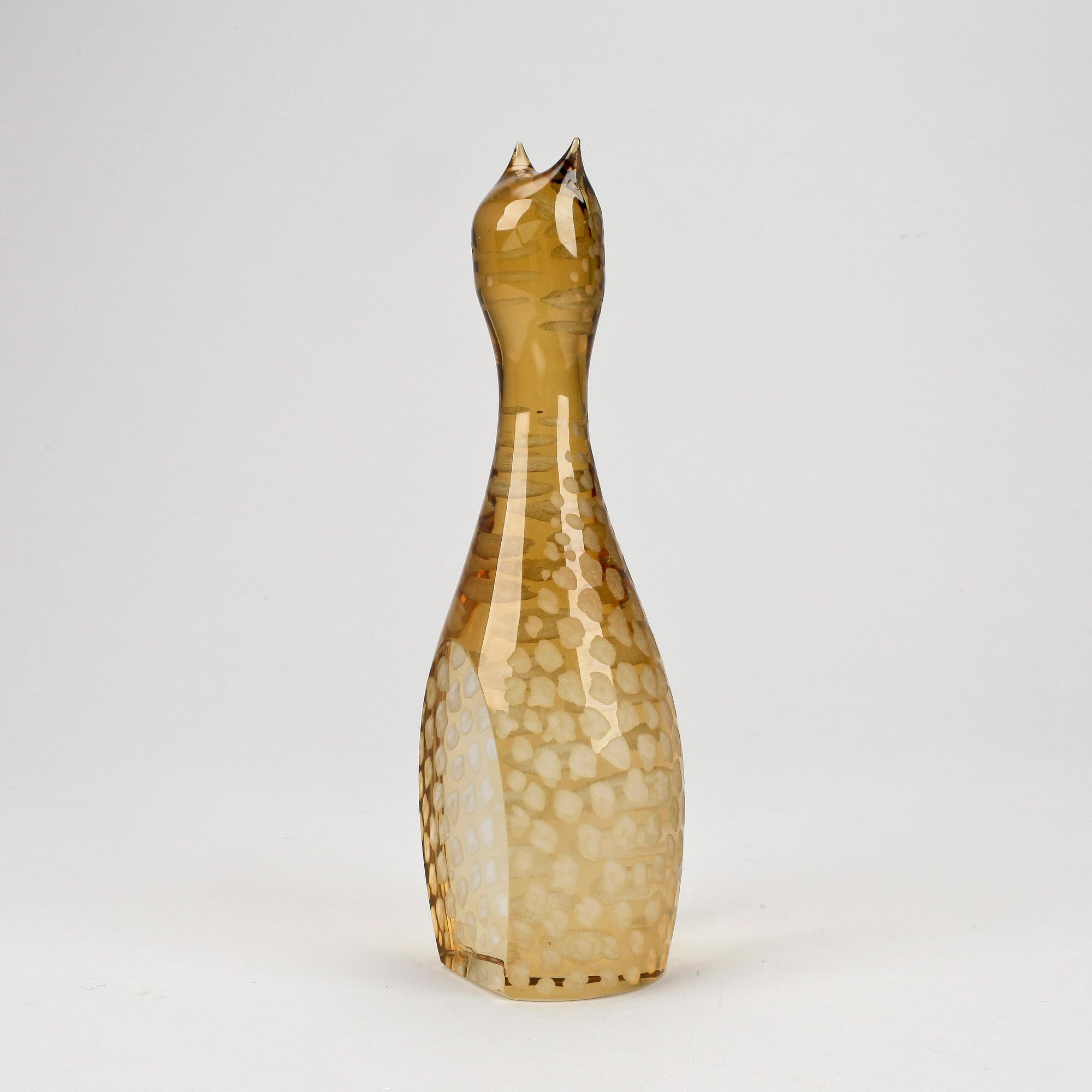 FIGURIN, glas, Vicke Lindstrand, Kosta.