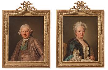 Per Krafft d.ä., " Gustaf Wittfooth" (1725-1782) & his wife "Christina Wittfooth” (née Brandt) (1727-1771).