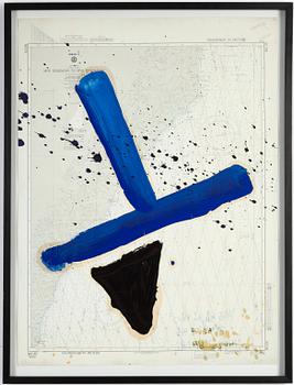 Julian Schnabel, silkscreen and colour offset, signed.