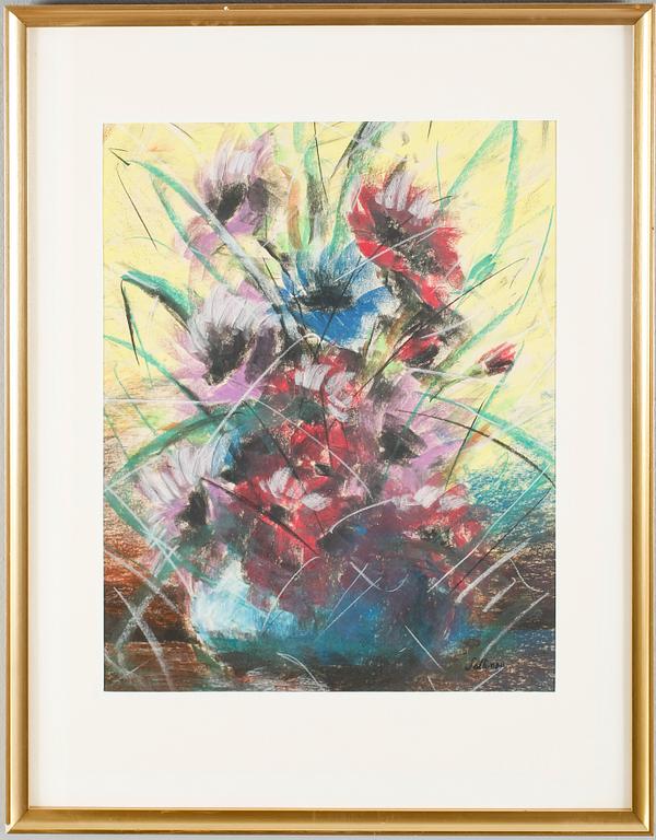 TYKO SALLINEN, pastell, signerad.