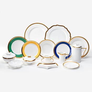 Karin Björquist, an extensive 153 pcs "Nobel" bone china dinner service, Rörstrand, post 1991.